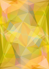 yellow polygonal background