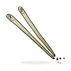 cartoon chopsticks