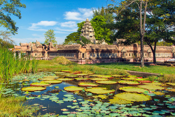 Angkor Wat Temple, Siem reap, Cambodia. - obrazy, fototapety, plakaty