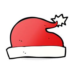 cartoon santa hat