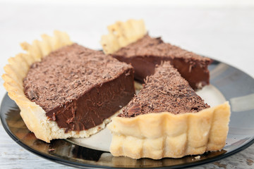 Delicious homemade chocolate pie