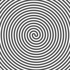 Obraz premium Hypnotic Spiral Background. Vinyl Grooves. Optical Illusion. Vec