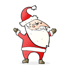 cartoon santa claus