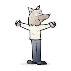 cartoon werewolf