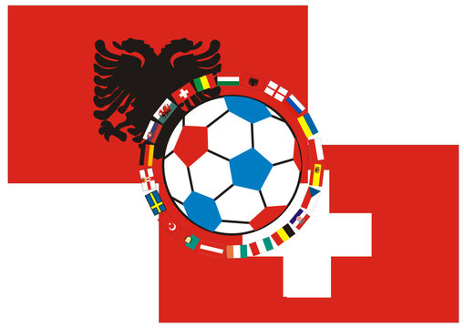 Fußball in Frankreich 2016 - Gruppe -A
ALBANIEN - SCHWEIZ