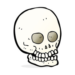 cartoon skull