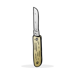cartoon folding knife