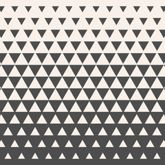 Triangles. Vintage HalfTone Gradient Geometric Background. Vecto