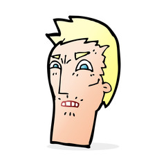 cartoon angry face