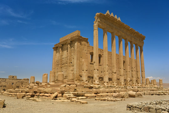 Syria. Palmyra (Tadmor). The sanctuary of Bel. This site is on UNESCO World Heritage List