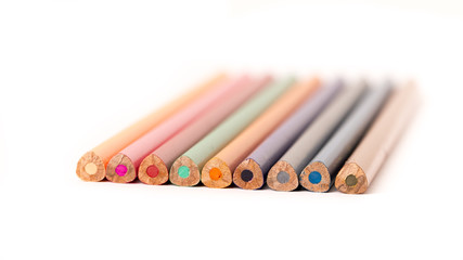 Obraz premium Colored Pencils Crayons