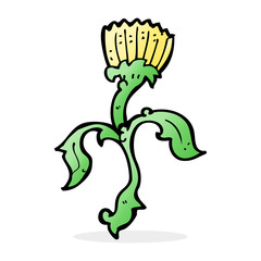 Fototapeta premium cartoon flower