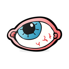 cartoon spooky eye