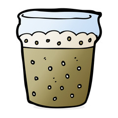 cartoon glass of beer