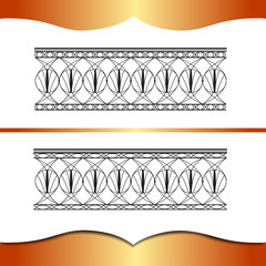 Metal forging.
An element of interior or exterior design.