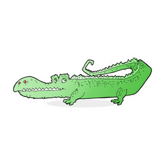 cartoon crocodile