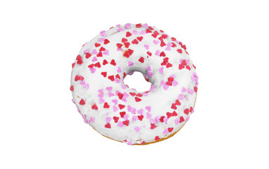 donut on white