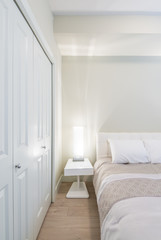 Beautiful and modern home and hotel bedroom interior design.