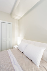 Beautiful and modern home and hotel bedroom interior design.