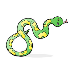 Naklejka premium cartoon snake