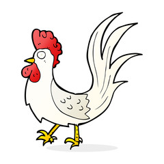 cartoon cockerel