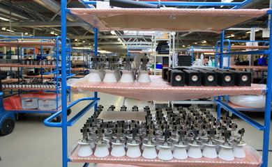 assembly of innovation LED lights in manufacturing