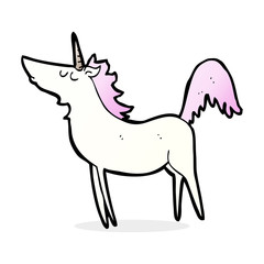 cartoon unicorn