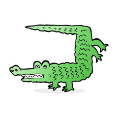 cartoon crocodile