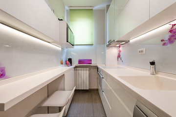 Interior of a modern kitchen