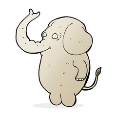 cartoon funny elephant