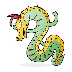 saxon dragon cartoon