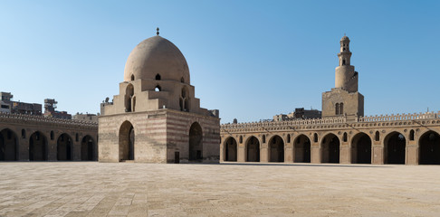 Fototapeta na wymiar Courtyard of Ibn Tulun Mosque