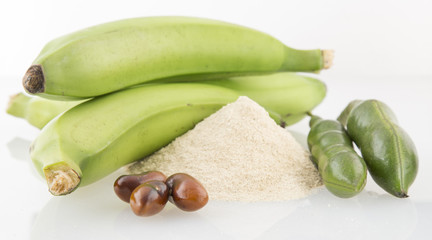 green banana flour and chachafruto