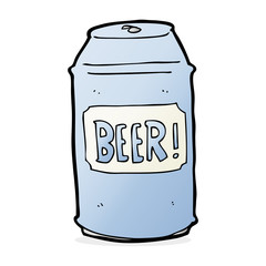 cartoon beer can
