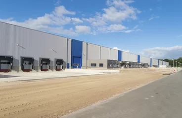 Photo sur Plexiglas Bâtiment industriel extérieur de l& 39 entrepôt