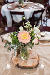 Centerpiece at a Wedding Reception