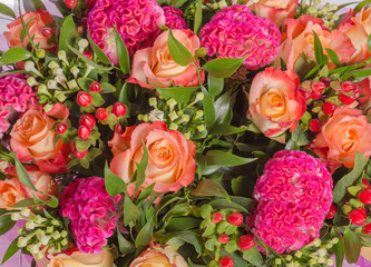 Abstract background of flowers
