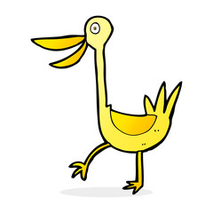 funny cartoon duck