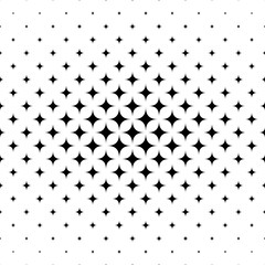 Seamless curved star pattern