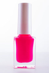 colored nail polish on a light background