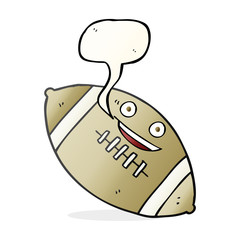 speech bubble cartoon football