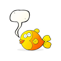 speech bubble cartoon fish