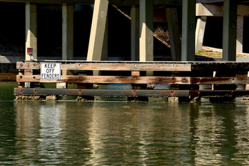 Fototapeta na wymiar Boat channel entrance