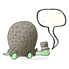 speech bubble cartoon tortoise