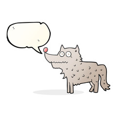 speech bubble cartoon dog