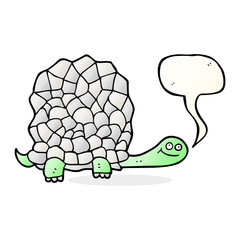 speech bubble cartoon tortoise
