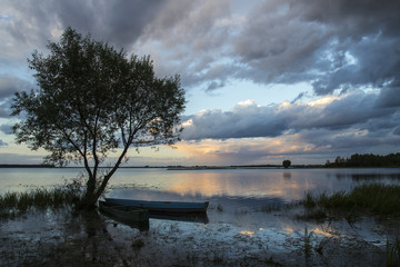 Boat on the lake