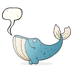 speech bubble cartoon whale