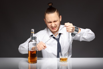 Alcohol dependence in men