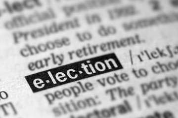 Election Definition Word Text
